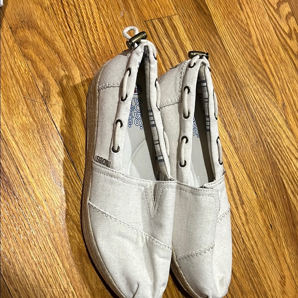 BOBS from Skechers Cream Slip-On Shoes
